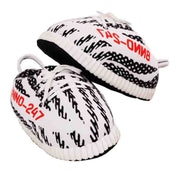 YZY Zebra Plush Slippers