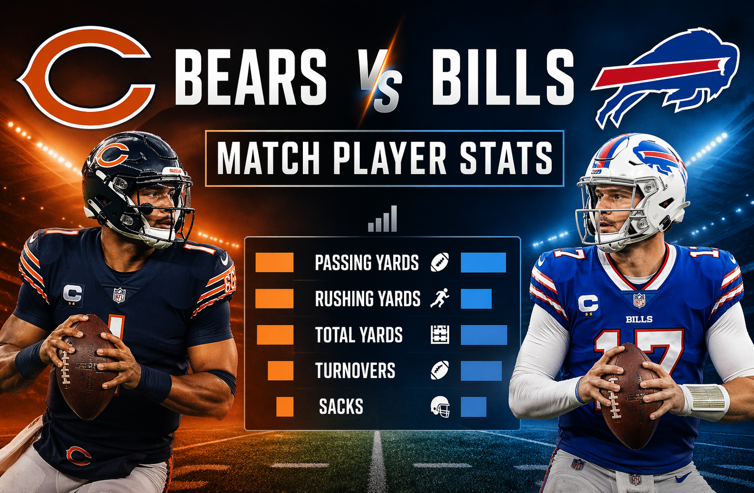 Chicago Bears vs Buffalo Bills Match Player Stats: In-Depth Analysis