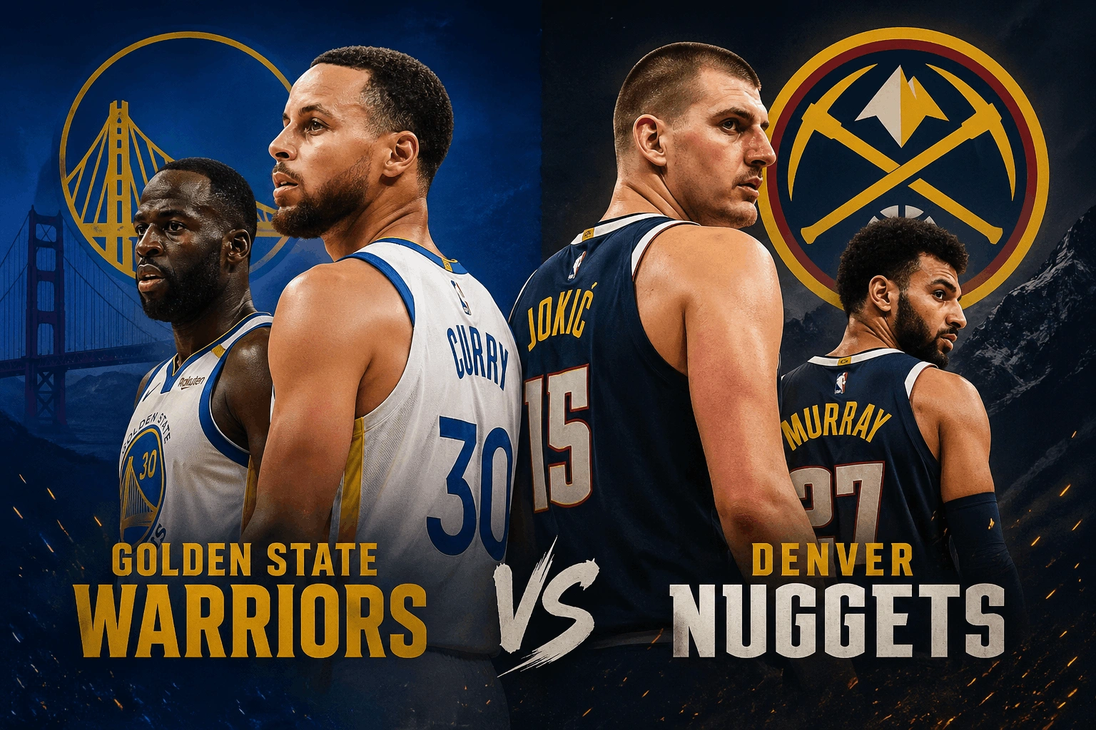 Golden State Warriors vs Denver Nuggets Match Player Stats