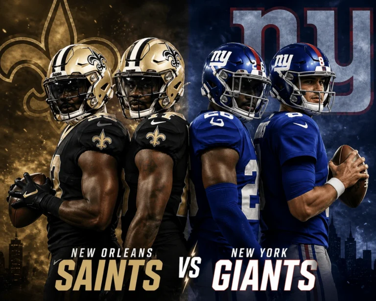 New Orleans Saints vs New York Giants Match Player Stats