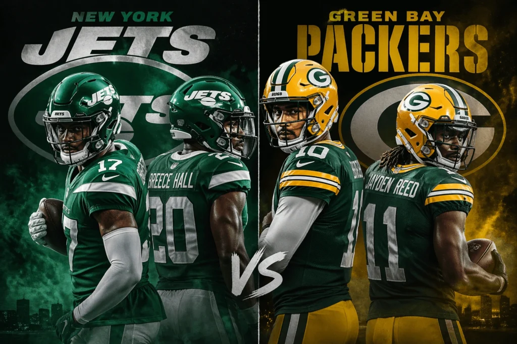 New York Jets vs Green Bay Packers Match Player Stats