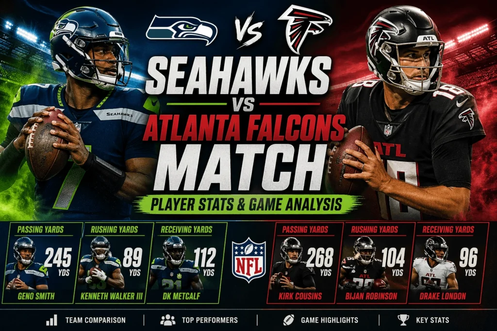 Seahawks vs Atlanta Falcons Match Player Stats