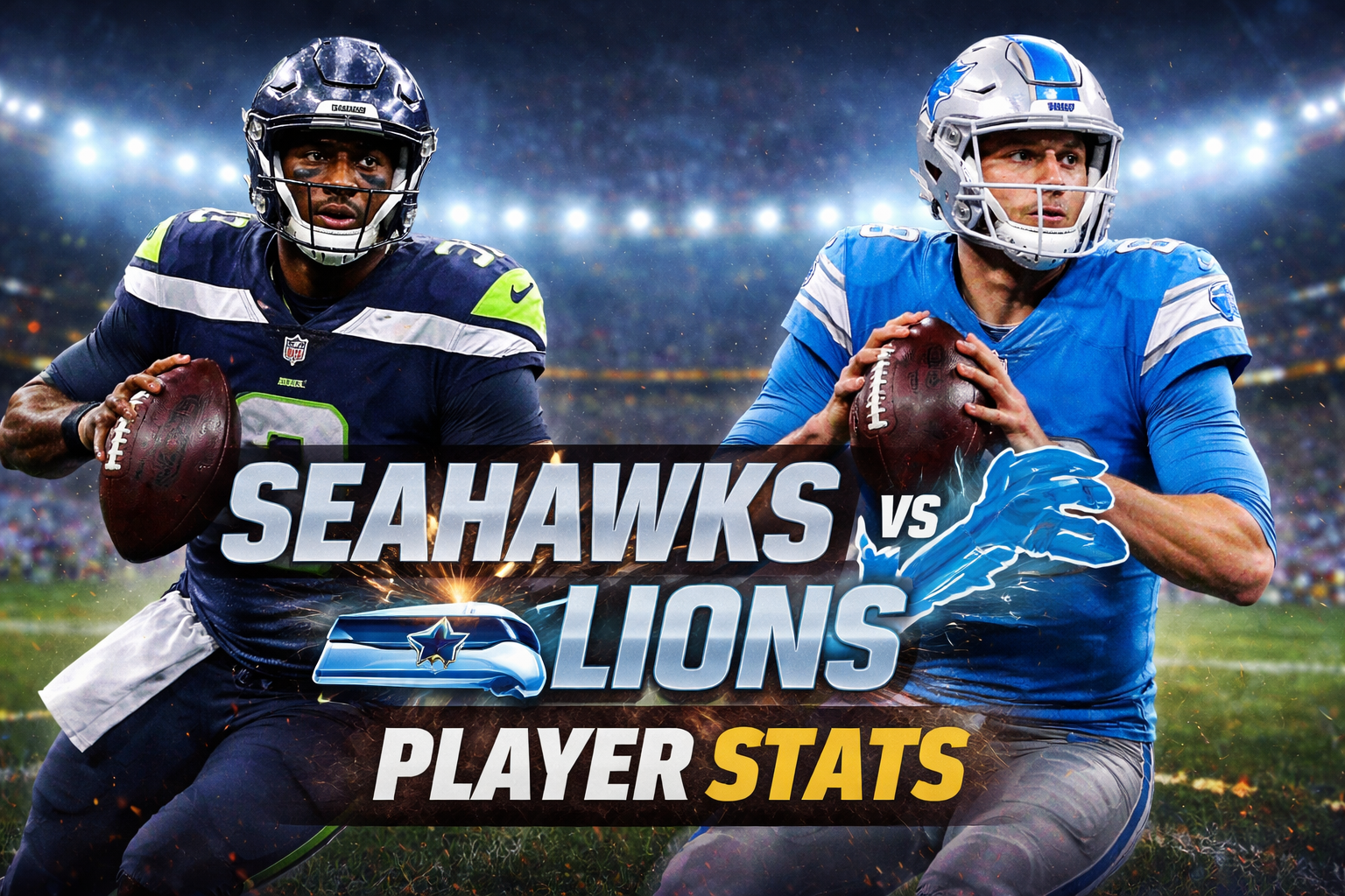 Seahawks vs Lions Player Stats Breakdown (2026)