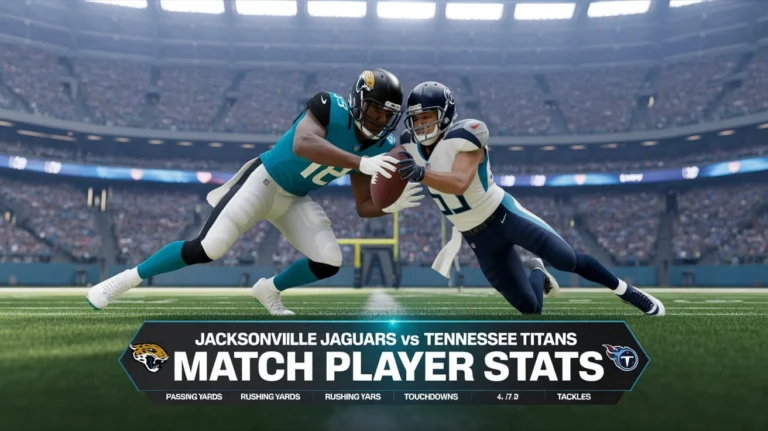 jacksonville jaguars vs tennessee titans match player stats