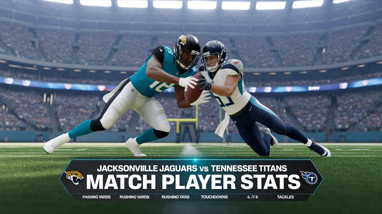 jacksonville jaguars vs tennessee titans match player stats