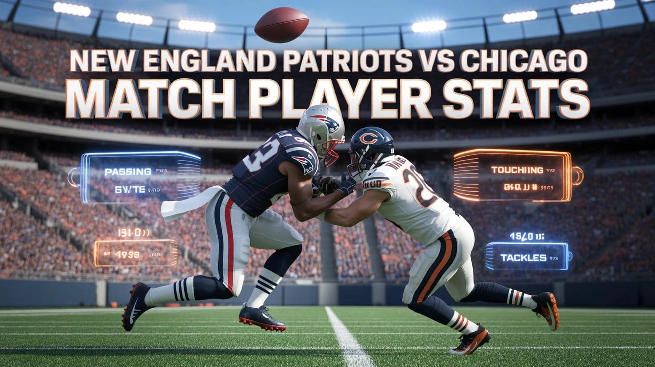 new england patriots vs chicago bears match player stats