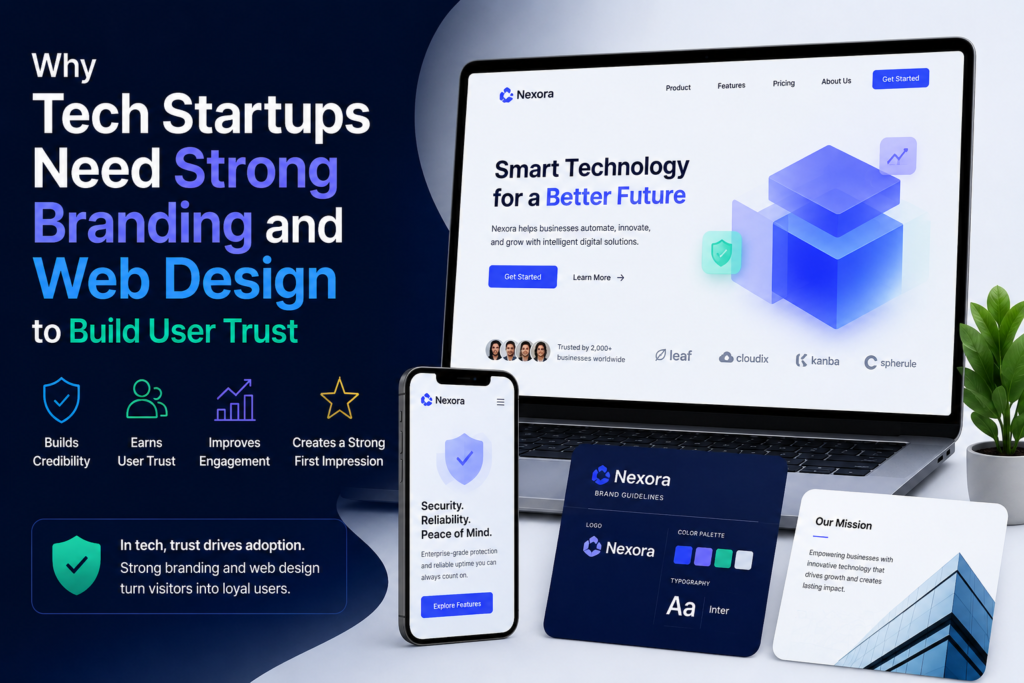 Why Tech Startups Need Strong Branding and Web Design to Build User Trust