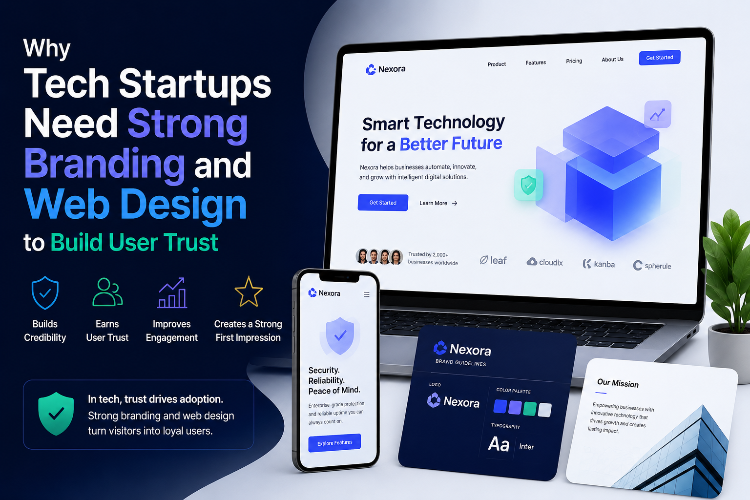 Why Tech Startups Need Strong Branding and Web Design to Build User Trust