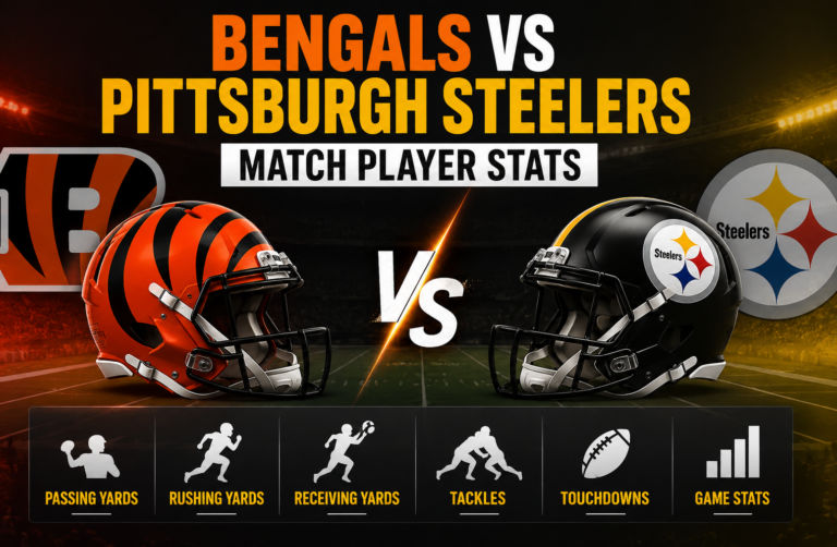 Bengals vs Steelers Match Player Stats Analysis