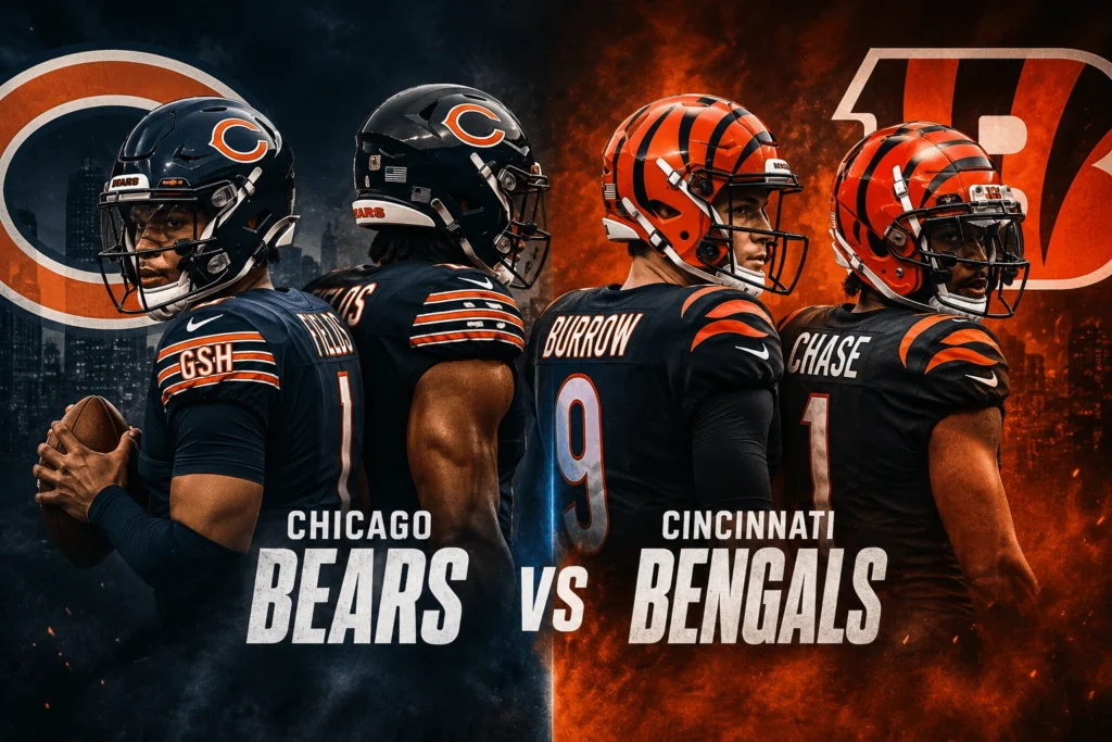 Chicago Bears Vs Bengals Match Player Stats
