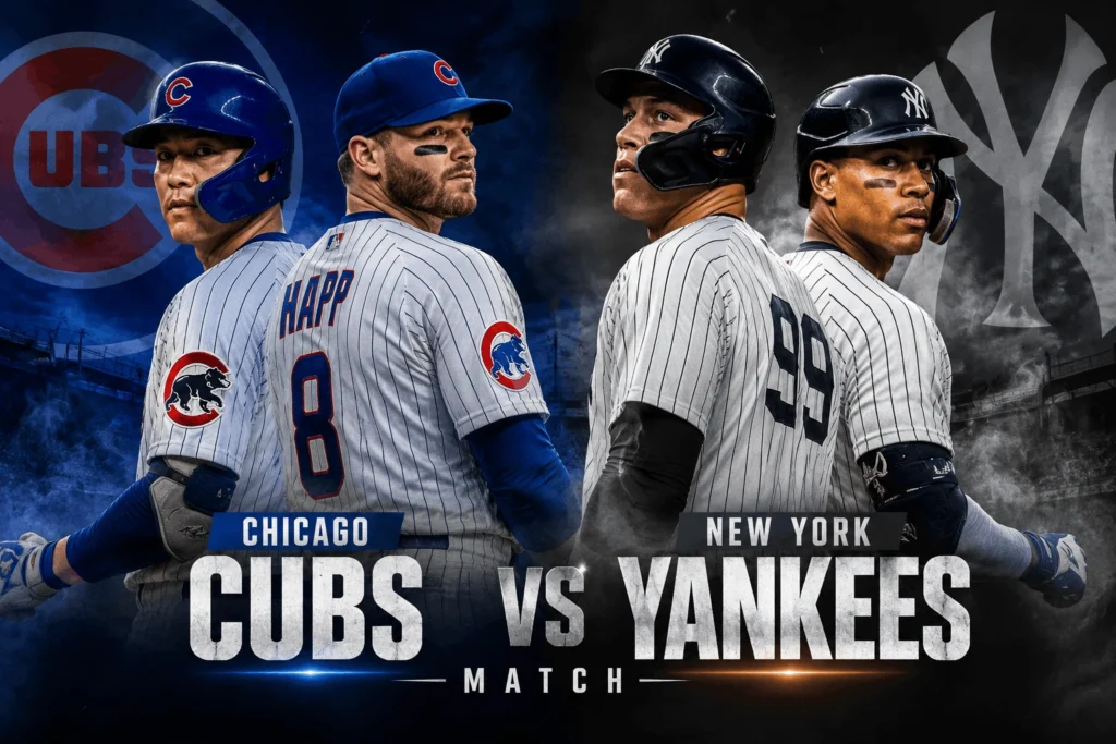 Chicago Cubs vs New York Yankees Match Player Stats