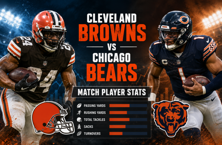 Cleveland Browns vs Chicago Bears Match Player Stats