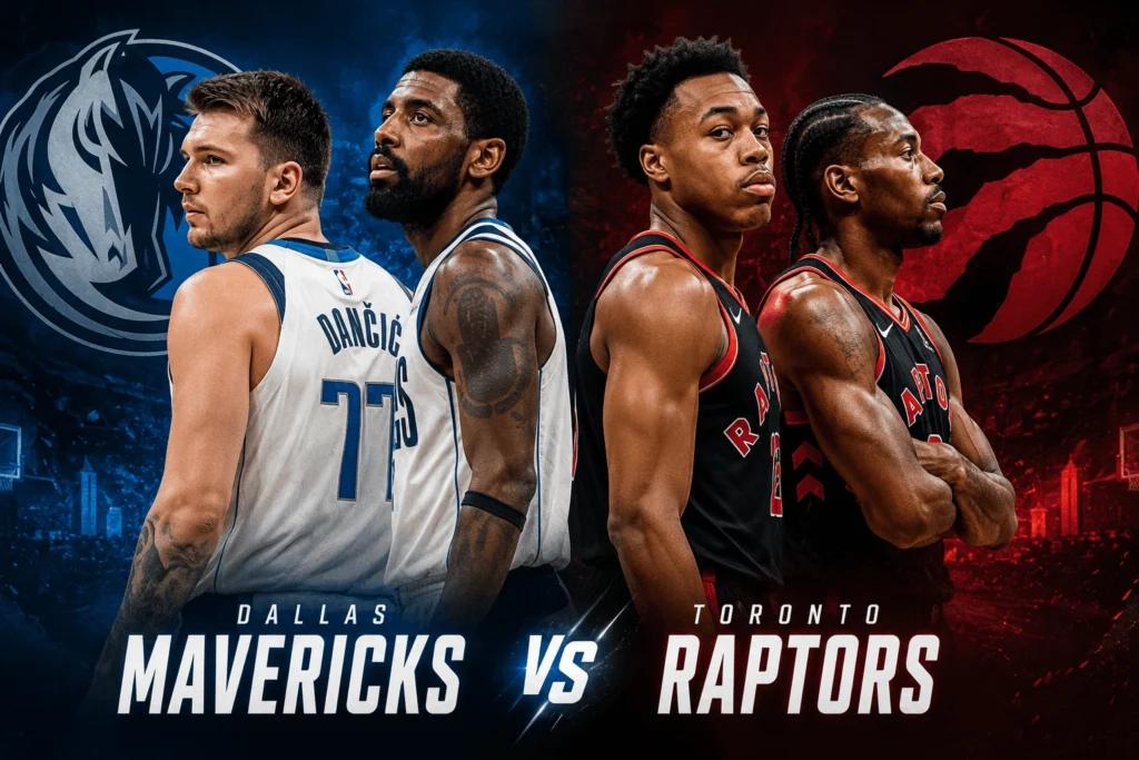 Dallas Mavericks vs Toronto Raptors Match Player Stats