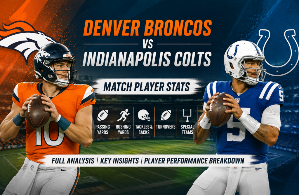 Denver Broncos vs Indianapolis Colts Match Player Stats: Full Analytical Breakdown