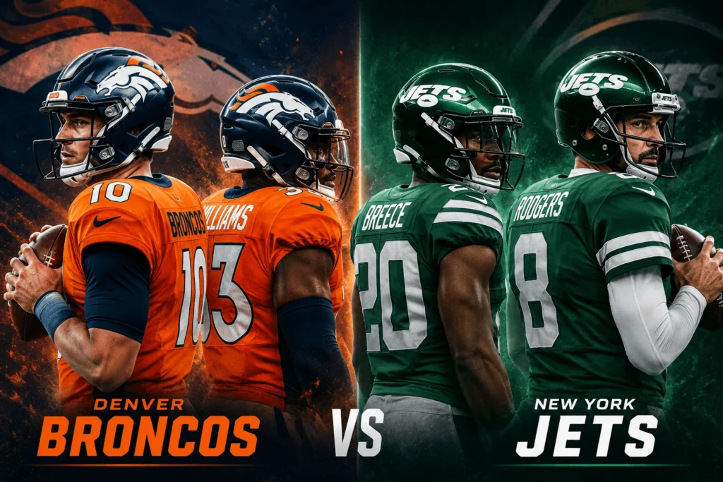 Denver Broncos vs New York Jets Match Player Stats