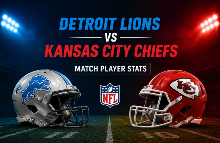 Detroit Lions vs Kansas City Chiefs Match Player Stats