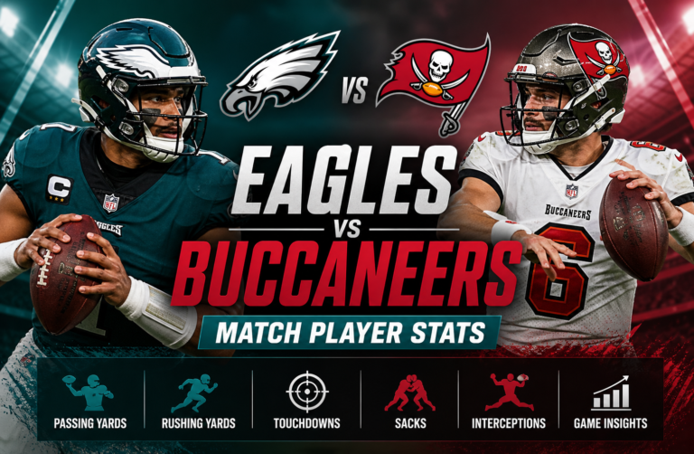 Eagles vs Buccaneers Match Player Stats: Complete Breakdown & Insights
