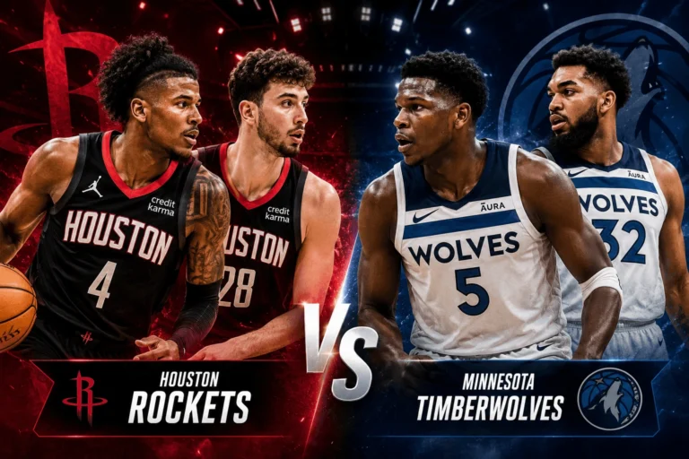 Houston Rockets vs Timberwolves Match Player Stats