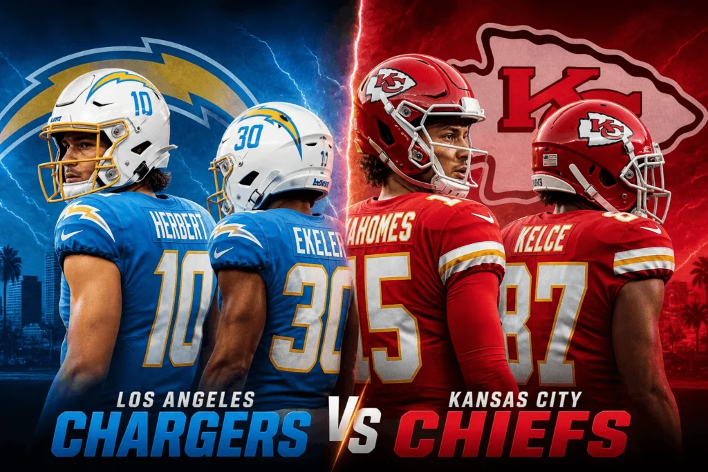 Los Angeles Chargers vs Kansas City Chiefs Match Player Stats