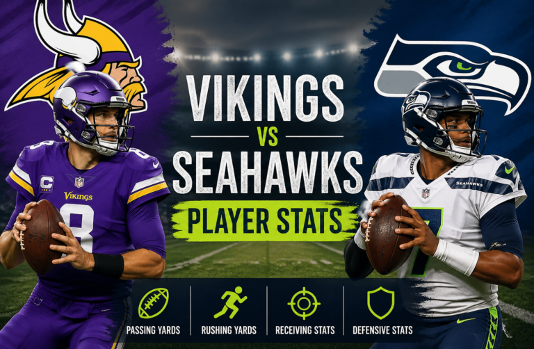 Minnesota Vikings vs Seahawks Player Stats Guide