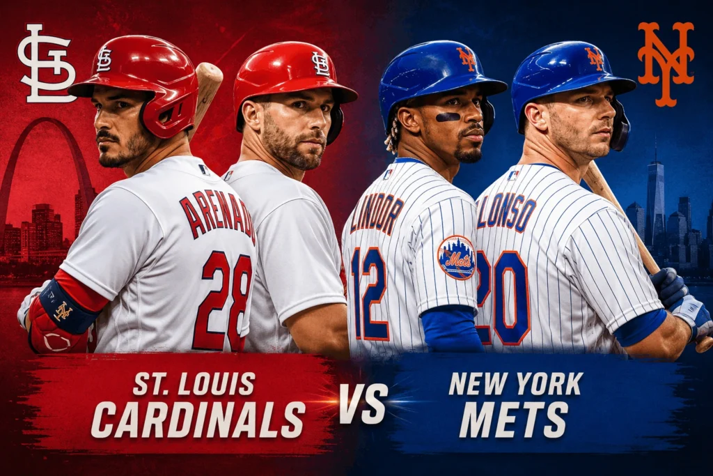 St. Louis Cardinals vs Mets Match Player Stats