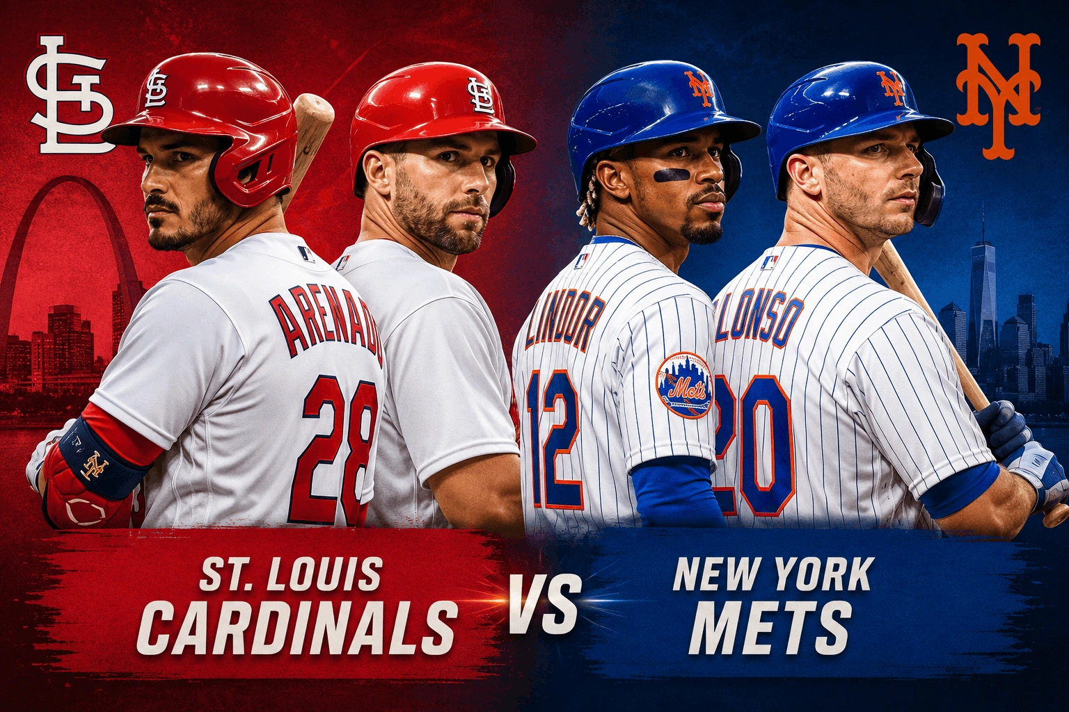St. Louis Cardinals vs Mets Match Player Stats