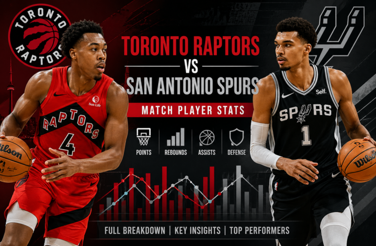 Toronto Raptors vs Spurs Player Stats Guide