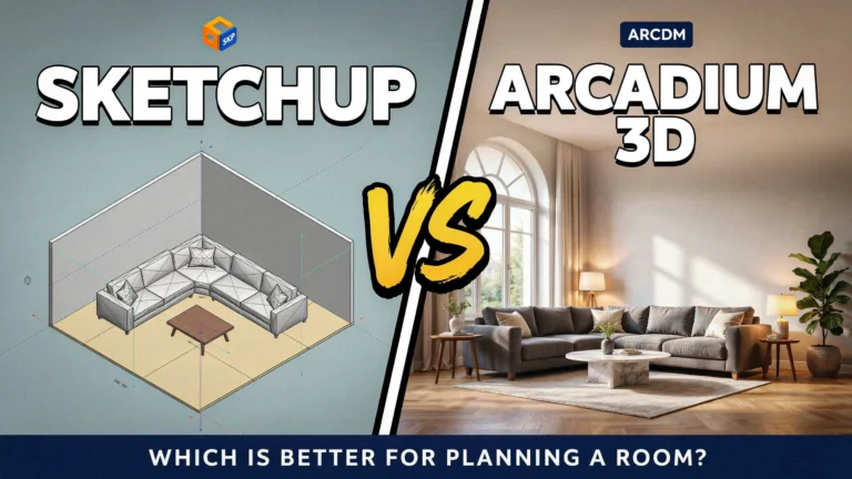 SketchUp vs Arcadium 3D